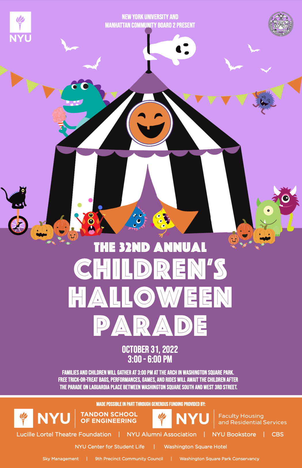 32nd Children's Parade Flyer