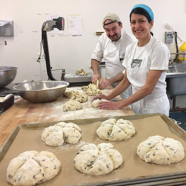 Amy Scherber, of Amy’s Bread, has been crafting handmade artisanal breads, cookies, cakes, and pastries for over 25 years. | Photo via Amy’s Bread on Facebook