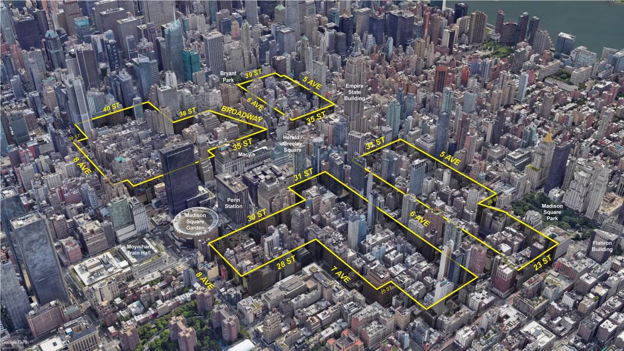 Midtown South Mixed Use Plan boundaries 