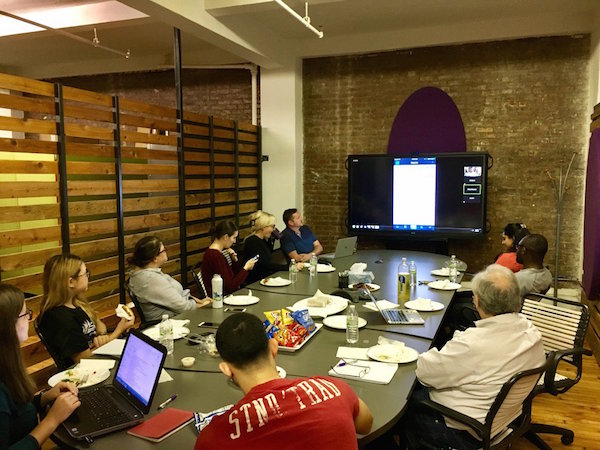 A “Lunch and Learn” session at SUM Innovation. Photo courtesy of SUM Innovation.