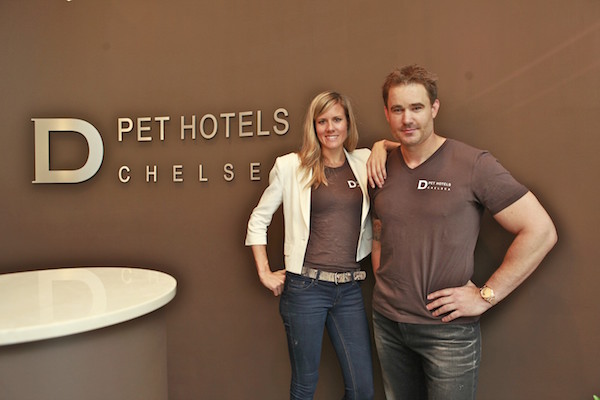 D Pet Hotels Chelsea co-owners Kerry Brown and her husband, Chris Skowlund. File photo courtesy of D Pet Hotels Chelsea